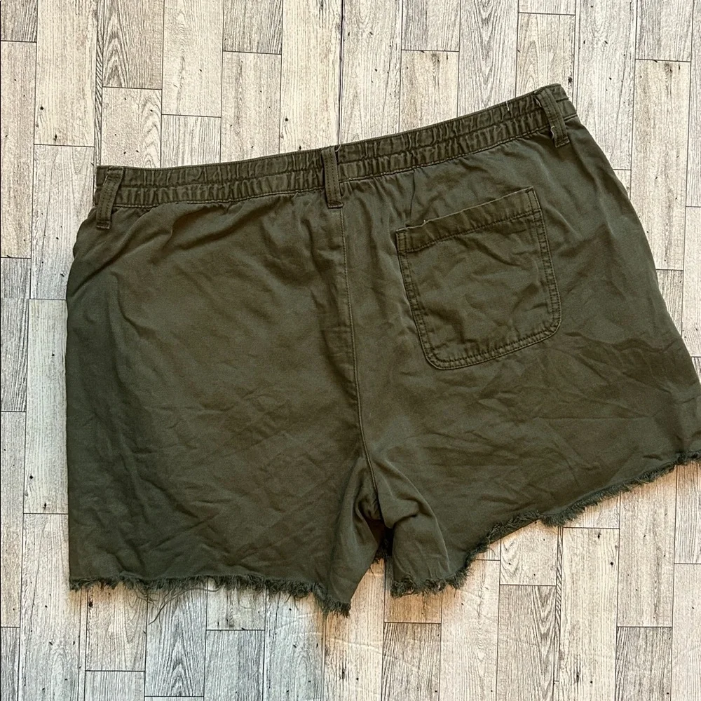 Aerie Sage Green Casual Shorts xl - Picture 2 of 6